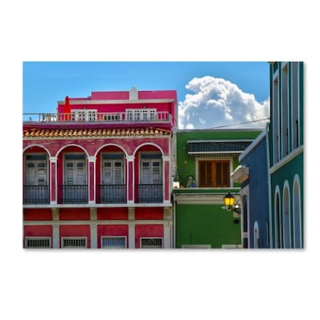 Trademark Fine Art CATeyes 'Old San Juan 10' Canvas Art, 30x47 MZ0348-C3047GG